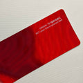 Laser Electroplated Red